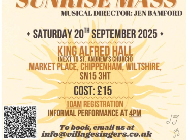 The Village Singers – Come & Sing – Ola Gjeilo’s Sunrise Mass
